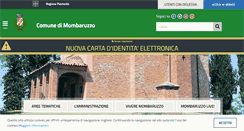 Desktop Screenshot of comune.mombaruzzo.at.it
